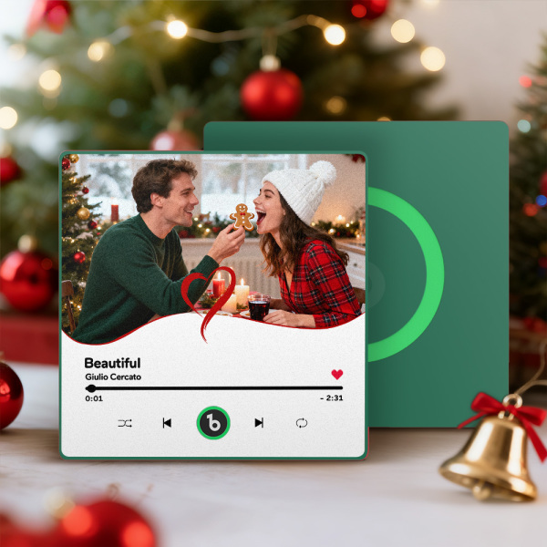 Christmas Gifts Custom Music Fridge Magnets Colorful Frame Album Fridge Magnet Can Play Songs Gift for Her