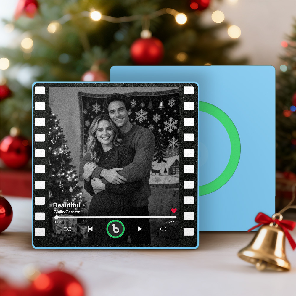 Christmas Gifts Custom Music Fridge Magnets Colorful Frame Album Fridge Magnet Can Play Songs Gift for Her