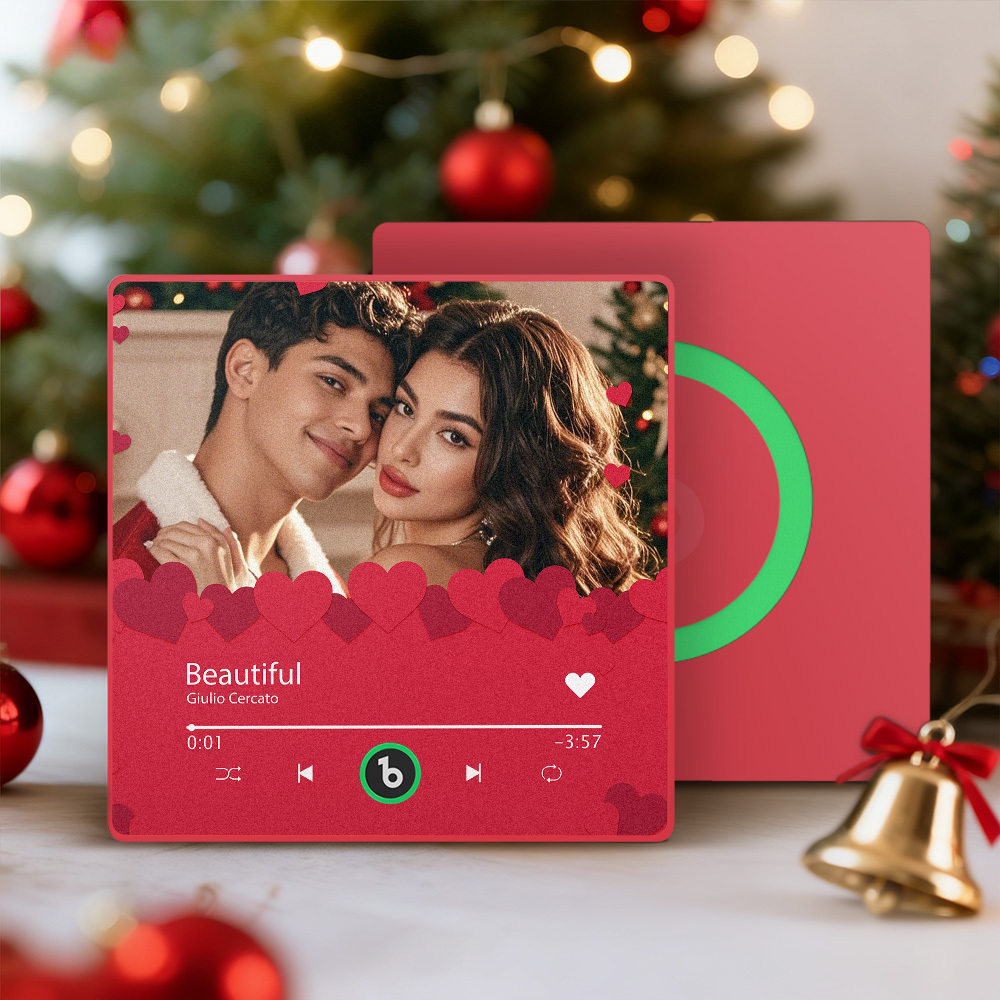 Christmas Gifts Custom Music Fridge Magnets Colorful Frame Album Fridge Magnet Can Play Songs Gift for Her