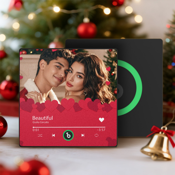 Christmas Gifts Custom Music Fridge Magnets Colorful Frame Album Fridge Magnet Can Play Songs Gift for Her