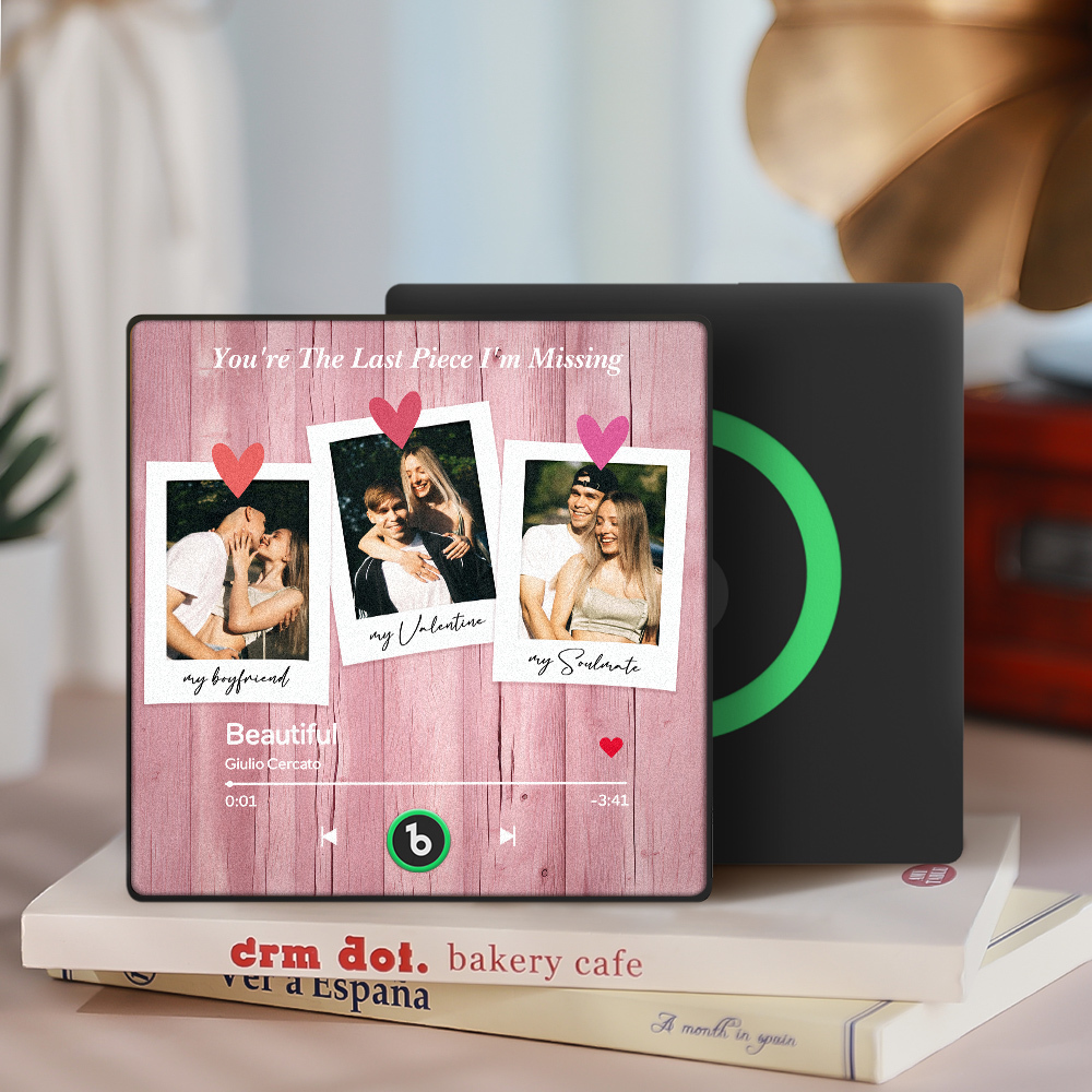 Custom Photo Engraving Music Refrigerator Magnets With Various Styles For You To Choose From Decorate Your Love And Give It To Your Beloved