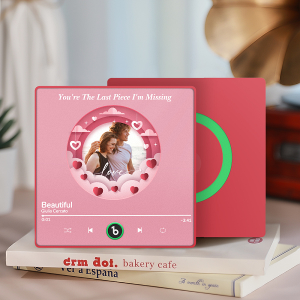 Custom Photo Engraving Music Refrigerator Magnets With Various Styles For You To Choose From Decorate Your Love And Give It To Your Beloved