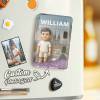 Custom 3D Effect Action Figure Pack Packaging Toy Box Style Art Gift Personalized Quicksand Fridge Magnet Gift for Father