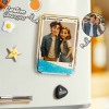 Custom Cartoon Style Art Gift Personalized Flowing Sand Acrylic Fridge Magnets Couple's Gifts Wedding Gifts