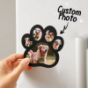 Custom Music Fridge Magnet Personalized Paw Print Song Magnets That Can Play Music Anniversary Gifts Memorial Gifts for Pet Lovers