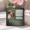 Custom Music Fridge Magnet Personalized Photo Calendar Fridge Magnet With Music That Can Play Song Calendar Gifts Anniversary Gifts for Couple