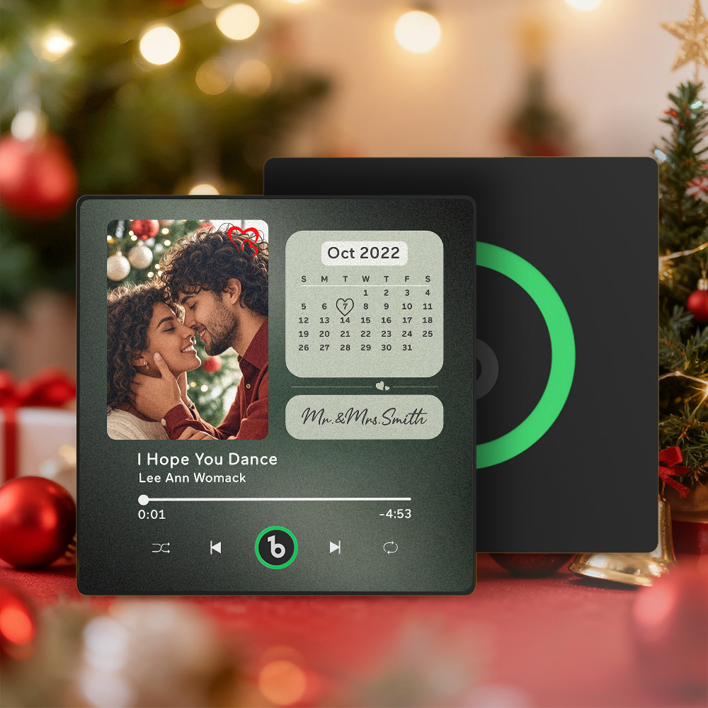 Christmas Gifts Custom Music Fridge Magnets Custom Photo Frames Fridge Magnets Music Wall Stickers Photo Stickers Song Magnets That Can Play Music for Your Loved Ones