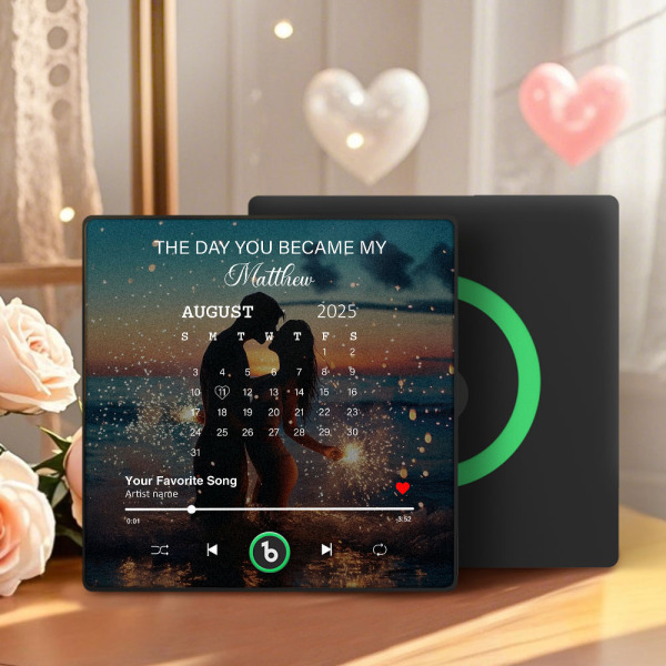 Custom Music Refrigerator Magnets Custom Photo Frames Refrigerator Magnets Music Wall Stickers Photo Stickers Song Magnets That Can Play Music for Your Loved Ones