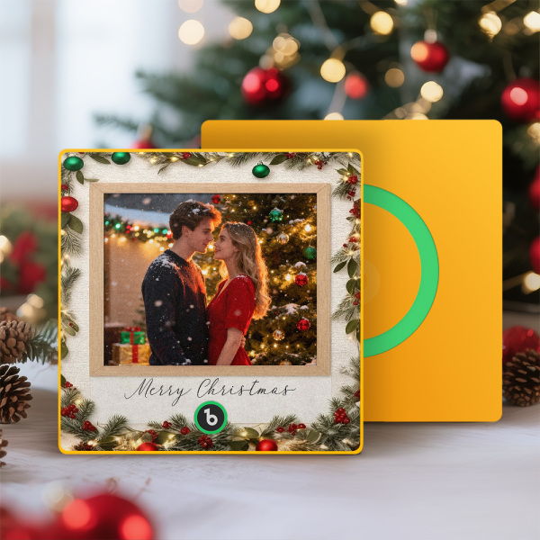 Christmas Gifts Custom Music Fridge Magnet Colorful Frame Music Wall Photo Sticker Personalized Song Fridge Magnet