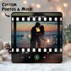 Custom Music Fridge Magnets Slide Viewer Style Custom Music Picture And Lettering For Her