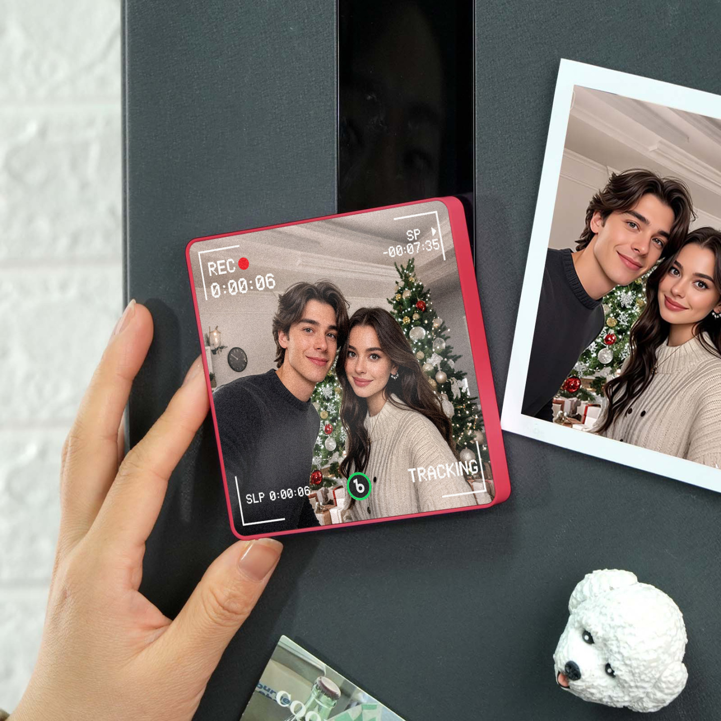 Custom Music Fridge Magnets Viewfinder Frame Styles Custom Music Picture and Lettering For Her