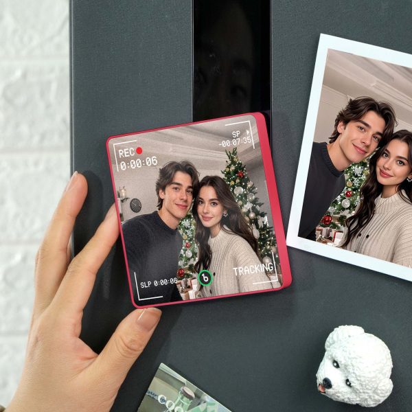 Custom Music Fridge Magnets Viewfinder Frame Styles Custom Music Picture and Lettering For Her