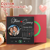 Custom Music Fridge Magnet Personalized Record Fridge Magnet Valentine's Gift for Her