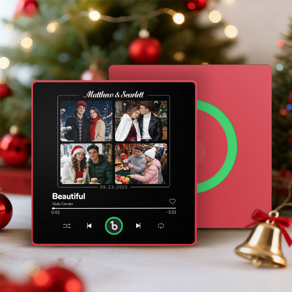 Custom Music Fridge Magnet with Colorful Frame That can be Played Song Unique Gift for Couple