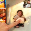 Personalized Squishy Photo&Music Fridge Magnet – Custom Photo Character Squeeze Belly Magnet with Built-in Sound, Funny Gift for Family & Couples - Photowatch