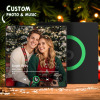 Christmas Gifts Custom Music Fridge Magnet Colorful Frame Music Wall Photo Sticker Personalized Song Fridge Magnet