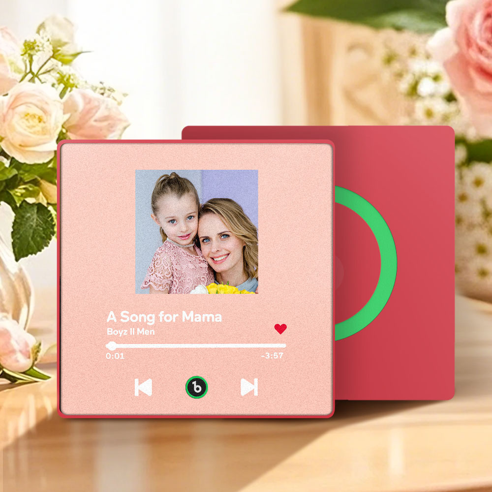 Custom Music & Photo Fridge Magnet Supports Bluetooth Connectivity Mother's Day Gifts -
