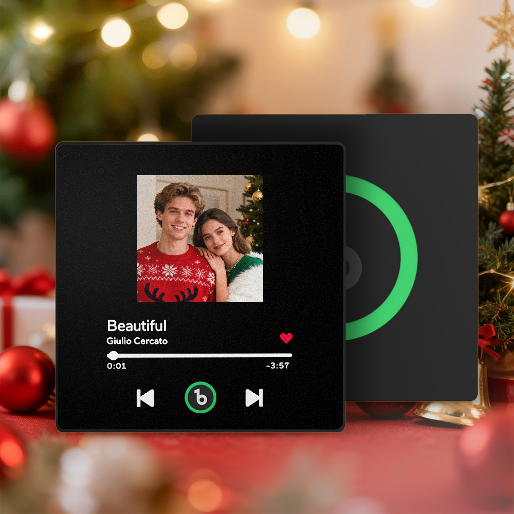 Christmas Gifts Custom Spotify Album Fridge Magnet New 4.0 Upgrade Personalized Music Wall Photo Sticker That Can Play Songs