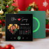 Christmas Gifts Custom Music Fridge Magnet Colorful Frame Music Wall Photo Sticker Personalized Song Fridge Magnet