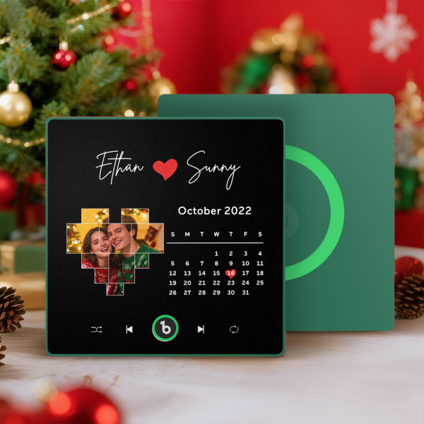 Christmas Gifts Custom Music Fridge Magnet Colorful Frame Music Wall Photo Sticker Personalized Song Fridge Magnet