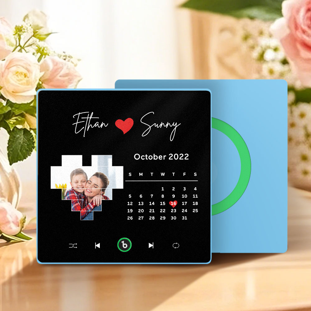 Custom Musical Fridge Magnets with Date Mother's Day Gifts Anniversary Gifts for Mum -