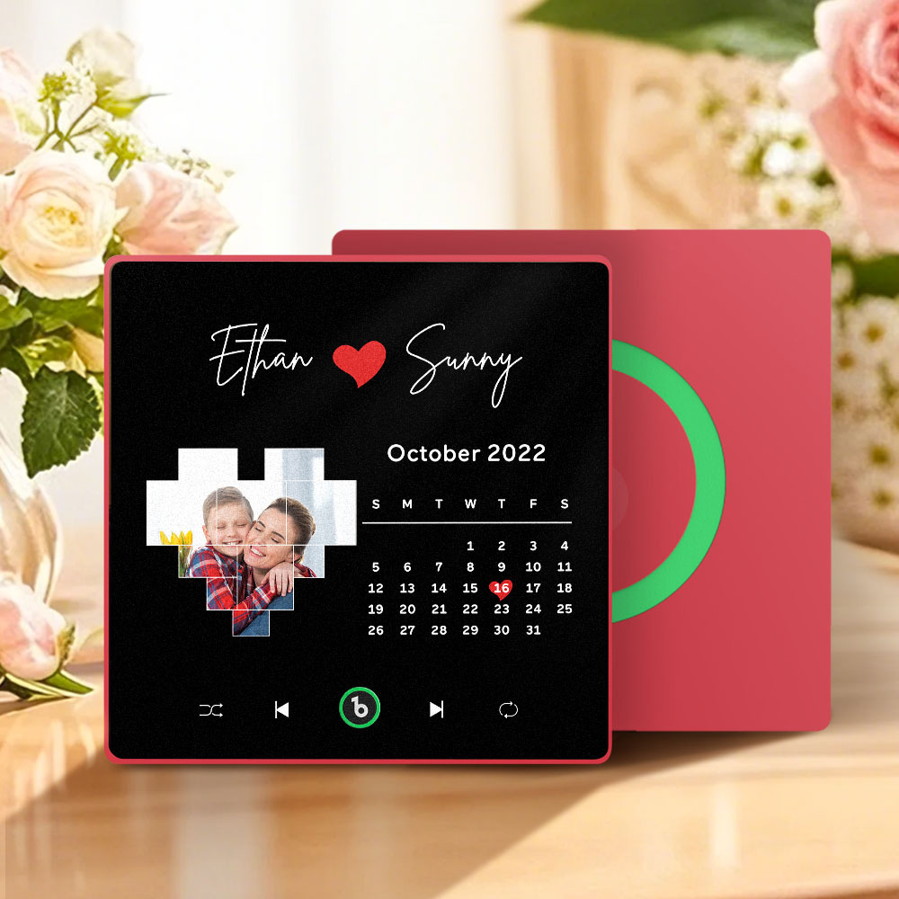 Custom Musical Fridge Magnets with Date Mother's Day Gifts Anniversary Gifts for Mum -