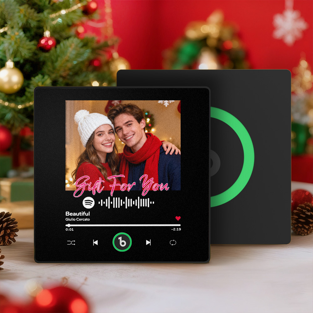 Christmas Gifts Custom Spotify Album Fridge Magnet New 4.0 Upgrade Personalized Music Wall Photo Sticker That Can Play Songs