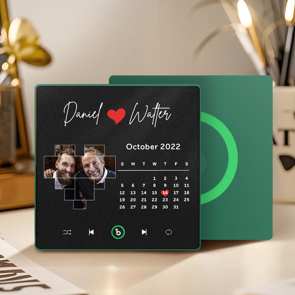 Custom Musical Fridge Magnets with Date Father's Day Gifts Anniversary Gifts for Dad