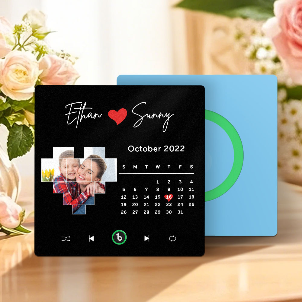 Custom Musical Fridge Magnets with Date Mother's Day Gifts Anniversary Gifts for Mum -