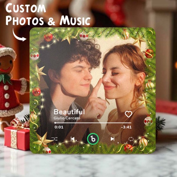 Custom Music & Photo Fridge Magnet FridgeBeats Pro Supports Bluetooth Connectivity -