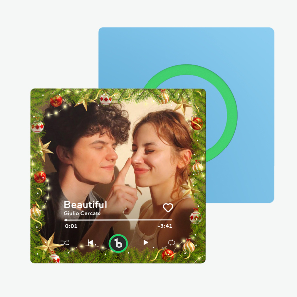 Custom Music & Photo Fridge Magnet FridgeBeats Pro Supports Bluetooth Connectivity -