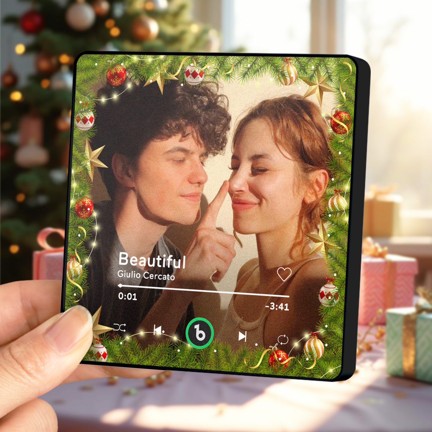 Custom Music & Photo Fridge Magnet FridgeBeats Pro Supports Bluetooth Connectivity -