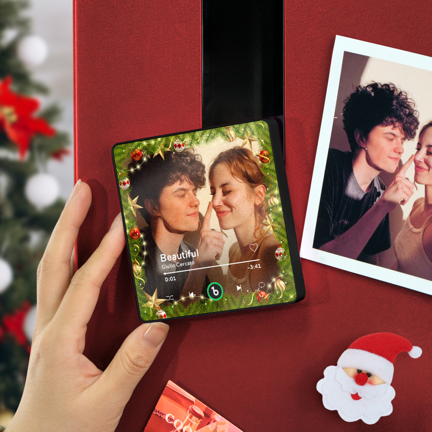 Custom Music & Photo Fridge Magnet FridgeBeats Pro Supports Bluetooth Connectivity -