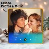 New 4.0 Upgrade Custom Music Fridge Magnet Colorful Frame Album Fridge Magnet Can Play Songs Gift for Couple