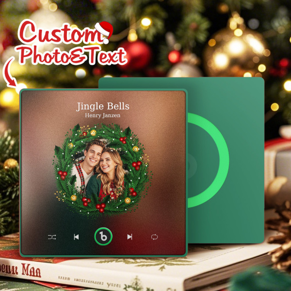 Custom Music Fridge Magnets Custom Music Fridge Magnet Colorful Frame Album Fridge Magnet Can Play Songs Gift for Couple