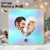 New 4.0 Upgrade Custom Music Fridge Magnet Colorful Frame Album Fridge Magnet Can Play Songs Gift for Couple