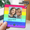Personalized LGBT Music Fridge Magnet Christmas Gift for Lover Custom LGBT Music Magnets Can Play Songs