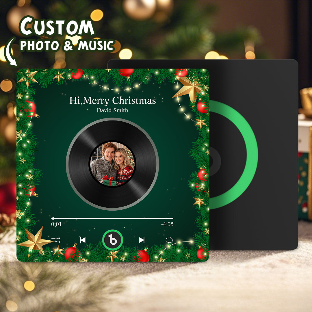 Custom Music Fridge Magnets Custom Music Fridge Magnet Colorful Frame Album Fridge Magnet Can Play Songs Gift for Couple