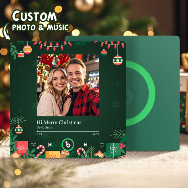 Custom Music Fridge Magnets Custom Music Fridge Magnet Colorful Frame Album Fridge Magnet Can Play Songs Gift for Couple