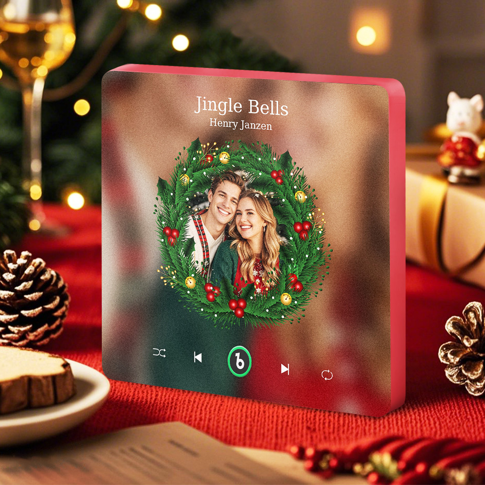 Custom Music Fridge Magnets Custom Music Fridge Magnet Colorful Frame Album Fridge Magnet Can Play Songs Gift for Couple