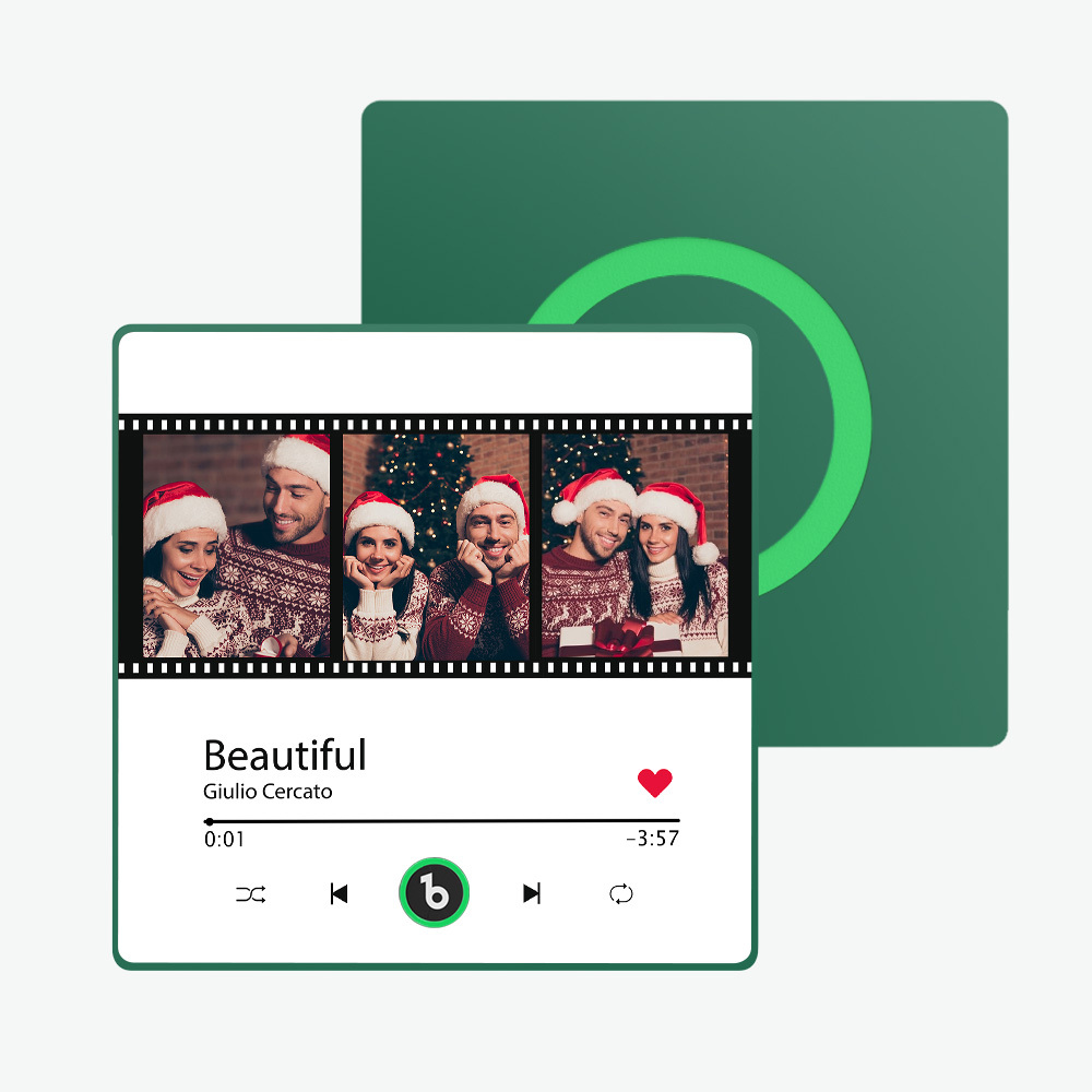 Custom Music Fridge Magnet New 4.0 Upgrade Music Wall Photo Sticker That Plays Music Without Cell Phone Multiple Styles Couple Gifts