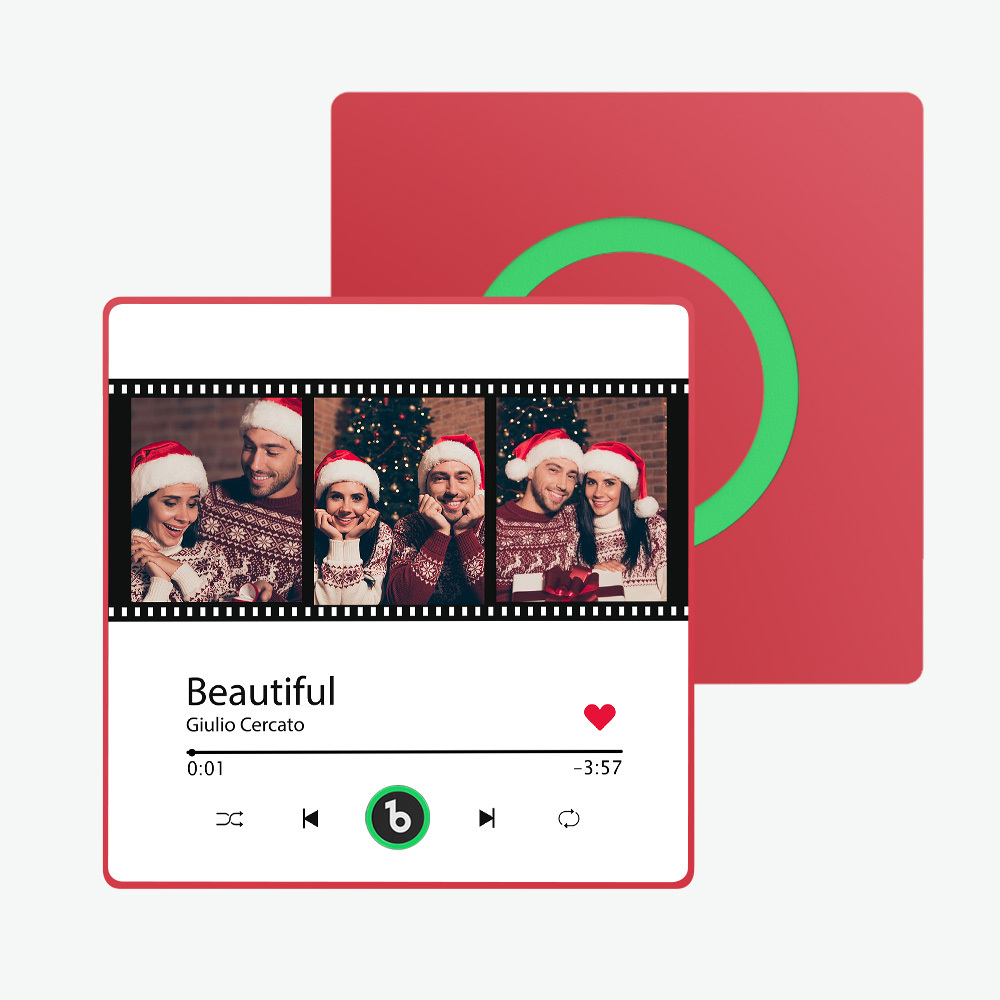 Custom Music Fridge Magnet New 4.0 Upgrade Music Wall Photo Sticker That Plays Music Without Cell Phone Multiple Styles Couple Gifts