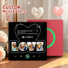 Custom Photo & Music Fridge Magnets Personalized Love Fridge Magnets Perfect Valentine's Gift -