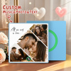 Custom Music Fridge Magnets Valentine's Day Gifts Custom Music Fridge Magnet Colorful Frame Album Fridge Magnet Can Play Songs Gift for Couple