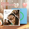 Custom Music Fridge Magnets Valentine's Day Gifts Custom Music Fridge Magnet Colorful Frame Album Fridge Magnet Can Play Songs Gift for Couple