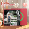 Custom Music Fridge Magnets Valentine's Day Gifts Custom Music Fridge Magnet Colorful Frame Album Fridge Magnet Can Play Songs Gift for Couple