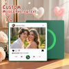Custom Music Fridge Magnets Valentine's Day Gifts Custom Music Fridge Magnet Colorful Frame Album Fridge Magnet Can Play Songs Gift for Couple