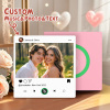 Custom Music Fridge Magnets Valentine's Day Gifts Custom Music Fridge Magnet Colorful Frame Album Fridge Magnet Can Play Songs Gift for Couple