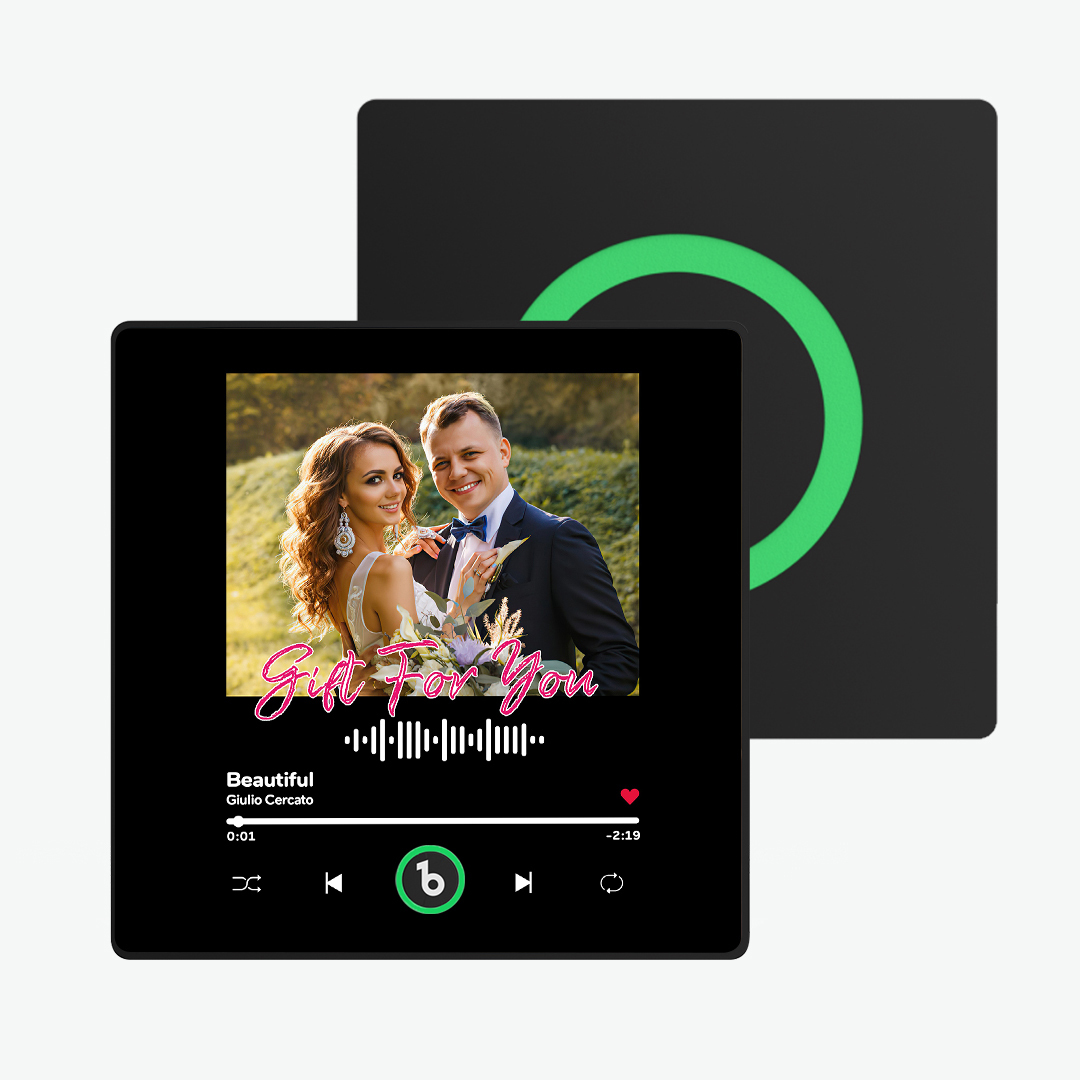 New 4.0 Upgrade Custom Music Fridge Magnet Colorful Frame Album Fridge Magnet Can Play Songs Gift for Couple