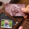 Custom Photo Wallet Insert Card Red